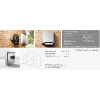 Elica GME external wall motor, KIT0184135. With a 5 year guarantee!