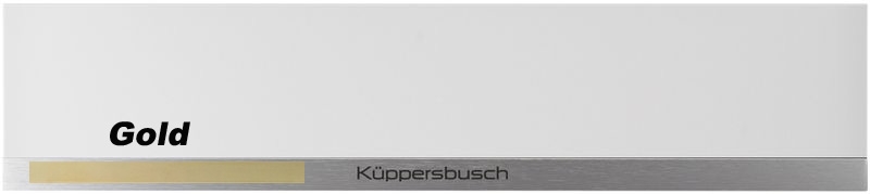 Küppersbusch CSV 6800.0 W4, 14 cm vaakum sahtel, ees valge/kuldne, garantiiga 5 aastat!
