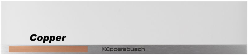 Küppersbusch CSV 6800.0 W7, 14 cm vaakum sahtel, ees valge / vask, garantiiga 5 aastat!