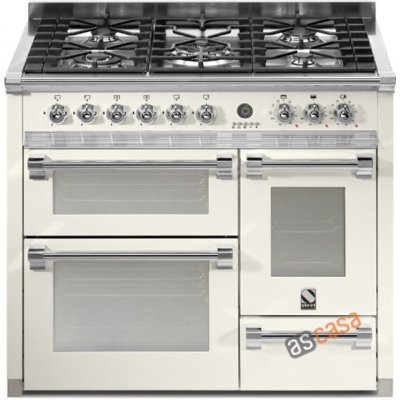 Terasest Ascot 100, pliit, 100 cm, multifunktsionaalne, 3 ahju, värvus Nuvola, A10FFF-6WNA, garantiiga 5 aastat!