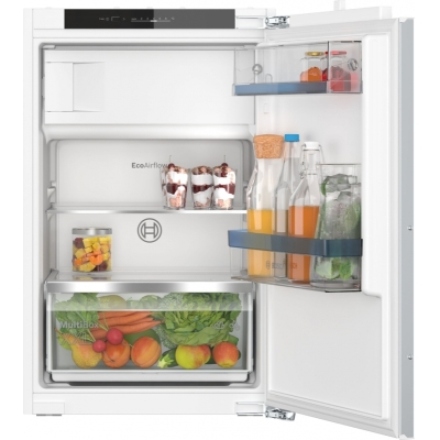Bosch KIL22VFE0, built-in refrigerator with freezer compartment, 88 x 56 cm cm, Series 4, EEK: E, with 5 year guarantee!