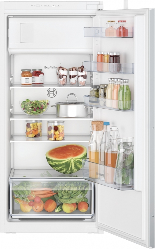 Bosch KIL42NSE0, built-in refrigerator with freezer compartment, 122.5 x 56 cm cm, Series 2, EEK: E, with 5 year guarantee!