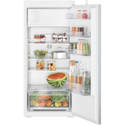 Bosch KIL42NSE0, built-in refrigerator with freezer compartment, 122.5 x 56 cm cm, Series 2, EEK: E, with 5 year guarantee!
