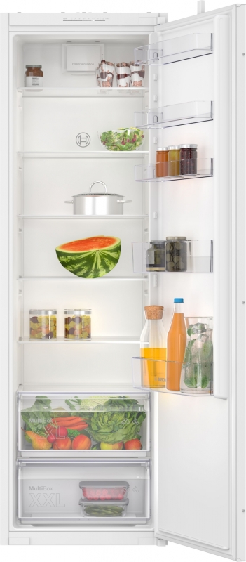 Bosch KIR81NSE0, built-in refrigerator, 177.5 x 56 cm cm, Series 2, EEK: E, with 5 year guarantee!