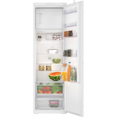 Bosch KIL82NSE0, built-in refrigerator with freezer compartment, 177.5 x 56 cm cm, Series 2, EEK: E, with 5 year guarantee!