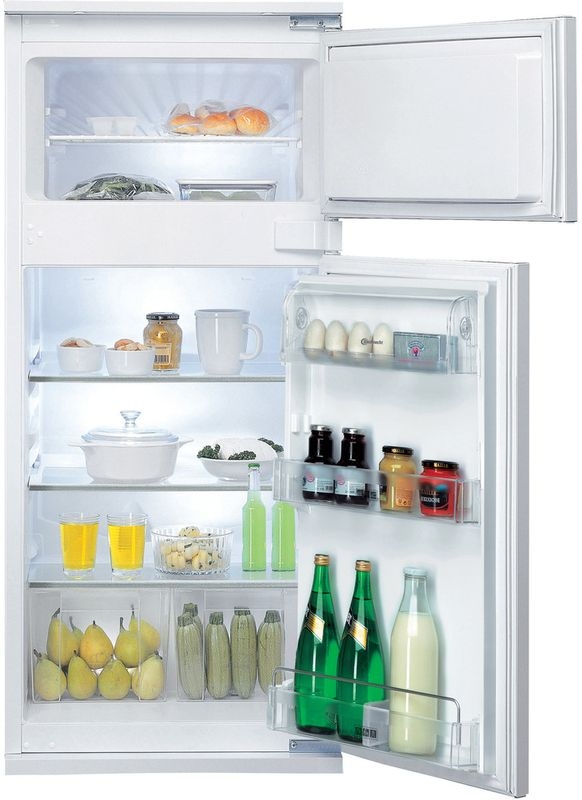 Bauknecht KDI 12S2, built-in fridge-freezer combination, white, 122 cm, EEK: E, with 5 year guarantee!