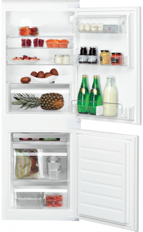 Bauknecht KGIS 16S2, built-in fridge-freezer combination, white, EEK: E, with 5 year guarantee!