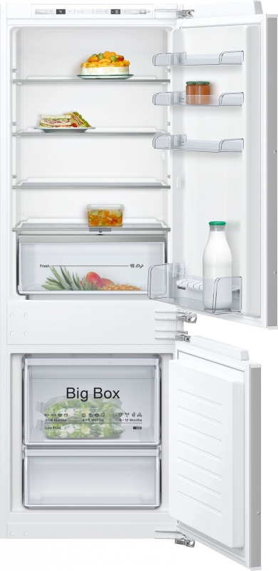 Constructa CK677AFE0, built-in fridge-freezer combination, 157.8 x 55.8 cm, EEK: E, with 5 year guarantee!