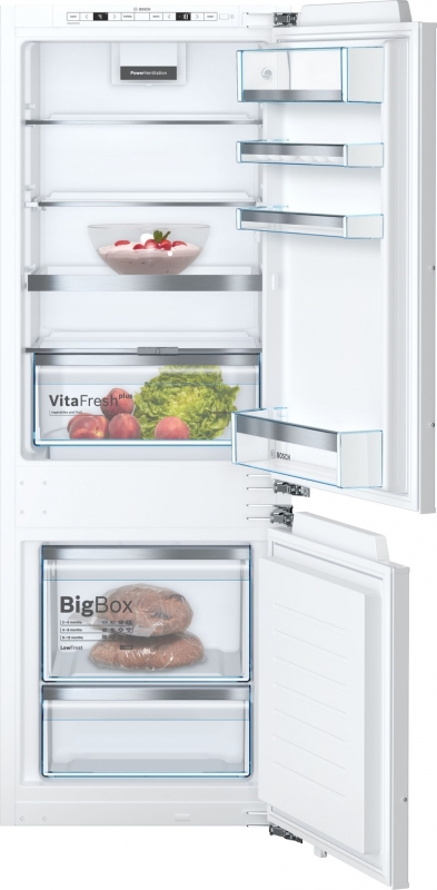 Bosch KIS77ADD0, built-in fridge-freezer combination, 157.8 x 55.8 cm cm, Series 6, EEK: D, with 5 year guarantee!