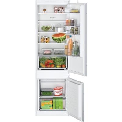 Bosch KIV87NSE0, built-in fridge-freezer combination, 177.2 x 54.1 cm cm, Series 2, EEK: E, with 5 year guarantee!