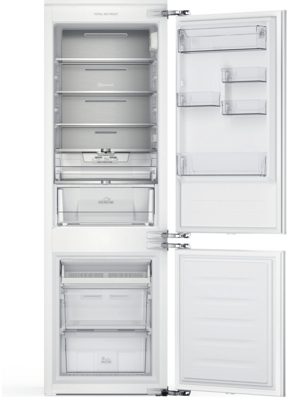 Bauknecht KGITN 18F2 M, built-in fridge-freezer combination, white, EEK: E, with 5 year guarantee!