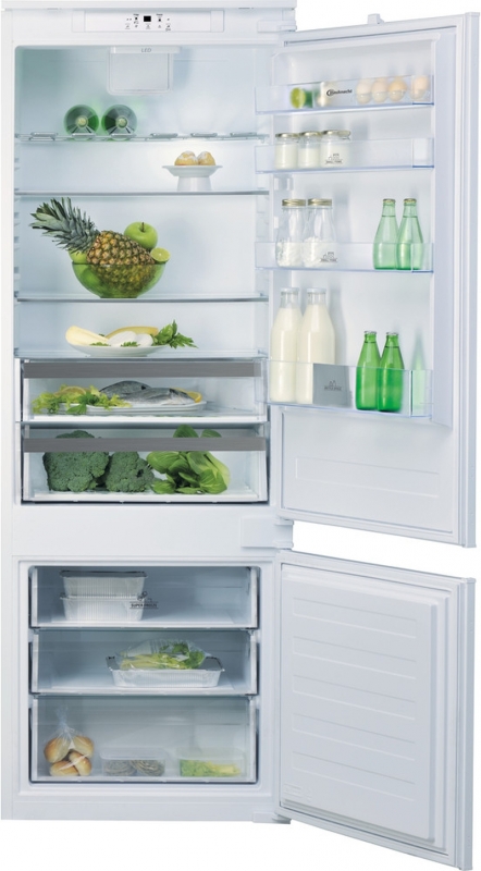 Bauknecht B70 400 2, built-in fridge-freezer combination, white, EEK: E, with 5 year guarantee!