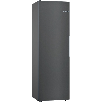 BOSCH KSV36VXEP, free-standing refrigerator, 186 x 60 cm, black stainless steel, Series 4, EEK: E, with 5 year guarantee!