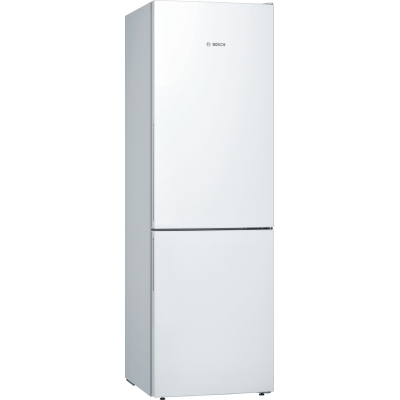 BOSCH KGE36AWCA, fridge-freezer combination, 186 x 60 cm, white, Series 6, EEK: C, with 5 year guarantee!