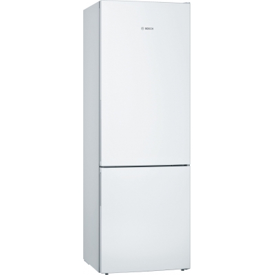 BOSCH KGE49AWCA, fridge-freezer combination, 201 x 70 cm, white, Series 6, EEK: C, with 5 year guarantee!