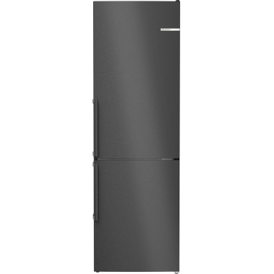 BOSCH KGN36VXCT, fridge-freezer combination, 186 x 60 cm, black stainless steel, Series 4, EEK: C, with 5 year guarantee!