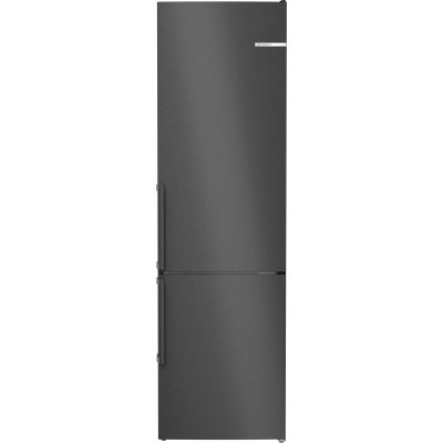 BOSCH KGN39VXCT, fridge-freezer combination, 203 x 60 cm, black stainless steel, Series 4, EEK: C, with 5 year guarantee!