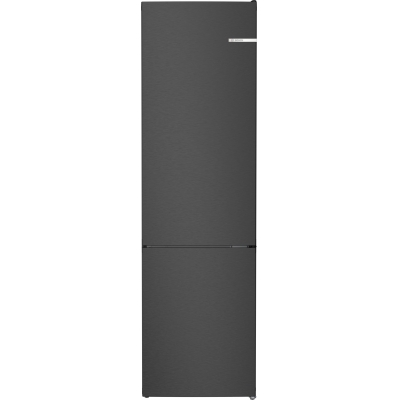 Bosch KGN392XCF, fridge-freezer combination, 203 x 60 cm, black stainless steel, Series 4, EEK: C, with 5 year guarantee!