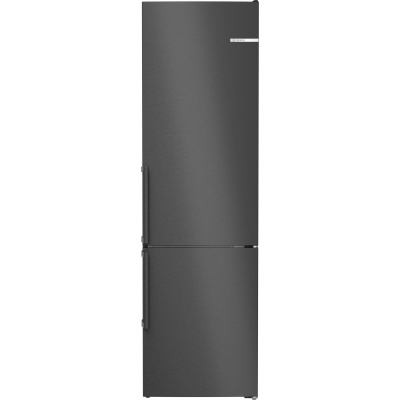BOSCH KGN39VXBT, fridge-freezer combination, 203 x 60 cm, black stainless steel, Series 4, EEK: B, with 5 year guarantee!