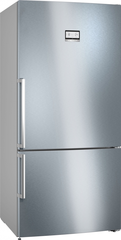 BOSCH KGN86AIDR, fridge-freezer combination, 186 x 86 cm, stainless steel, Series 6, EEK: D, with 5 year guarantee!