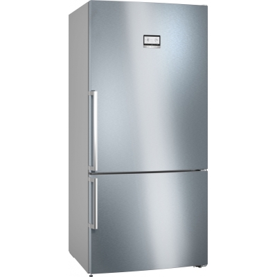 BOSCH KGN86AIDR, fridge-freezer combination, 186 x 86 cm, stainless steel, Series 6, EEK: D, with 5 year guarantee!