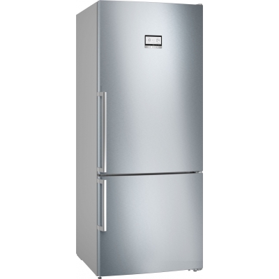 BOSCH KGN76AIDR, fridge-freezer combination, 186 x 75 cm, stainless steel, Series 6, EEK: D, with 5 year guarantee!