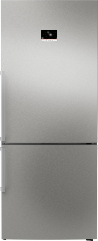 BOSCH KGP76AIC0N, fridge-freezer combination, 186 x 75 cm, stainless steel, Series 8, EEK: C, with 5 year guarantee!