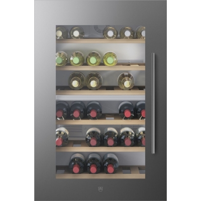 V-ZUG Winecooler 90 SL 60, wine refrigerator, mirror glass platinum, 5109400017, 10 YEAR WARRANTY!