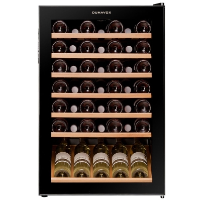 Dunavox Home 48, wine refrigerator, black, DXFH-48.130. With a 3 year guarantee!