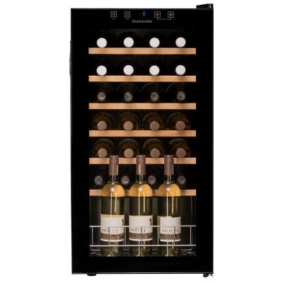 Dunavox Home 28, wine refrigerator, black, DXFH-28.88. With a 3 year guarantee!