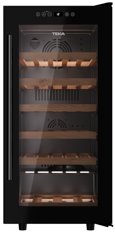 Teka RVF 10032 GBK, напольный винный холодильник, 78 см, 113610001, с гарантией 5 лет!