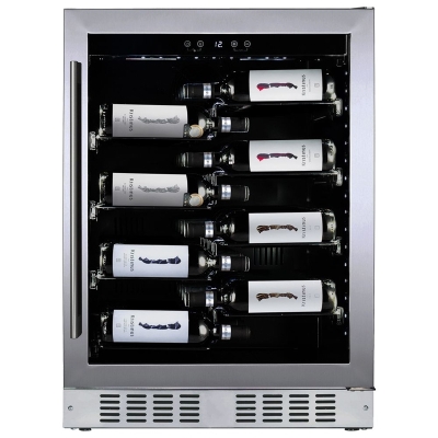 Dunavox Flow / Sera 40, undercounter wine refrigerator, stainless steel, DAUF-40.138SS. With a 3 year guarantee!