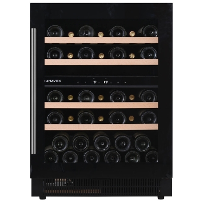 Dunavox Flow 39, undercounter wine refrigerator, black, DAUF-39.121DB. With a 3 year guarantee!