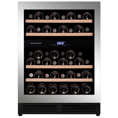 Dunavox Flow 45, undercounter wine refrigerator, stainless steel, DAUF-45.125DSS.TO. With a 3 year guarantee!