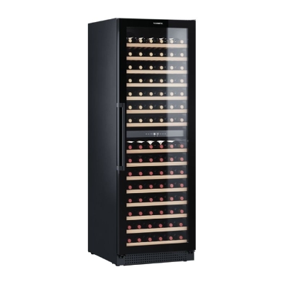 Dometic D154F, two-zone wine refrigerator, 154 bottles, black, EEK: G