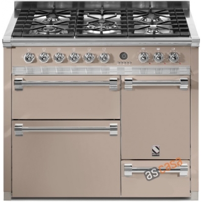 Steel Ascot 100, range cooker, 100 cm, multifunction, 3 ovens, color Sabbia, A10FFF-D-4MSA, with 5 year guarantee!