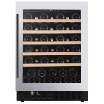 Dunavox Flow 46, undercounter wine refrigerator, stainless steel, DAUF-46.138SS. With a 3 year guarantee!