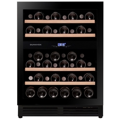 Dunavox Flow 45, undercounter wine refrigerator, black, DAUF-45.125DB.TO. With a 3 year guarantee!