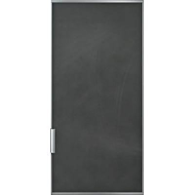 Neff decorative door front with aluminum frame and aluminum handle, slate, KF1413S0