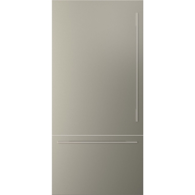 V-Zug CombiCooler V6000 Supreme chrome steel double door set, door hinge on the left, 1090119