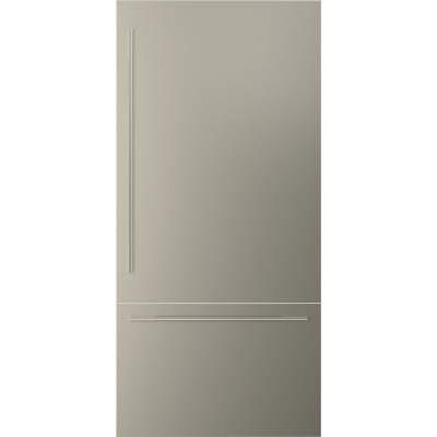 V-Zug CombiCooler V6000 Supreme chrome steel door double set, door hinge on the right, 1087155