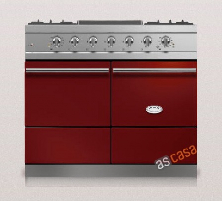 Lacanche Cluny Modern, cooking station, 100 cm, color burgundy, with 5 year guarantee!