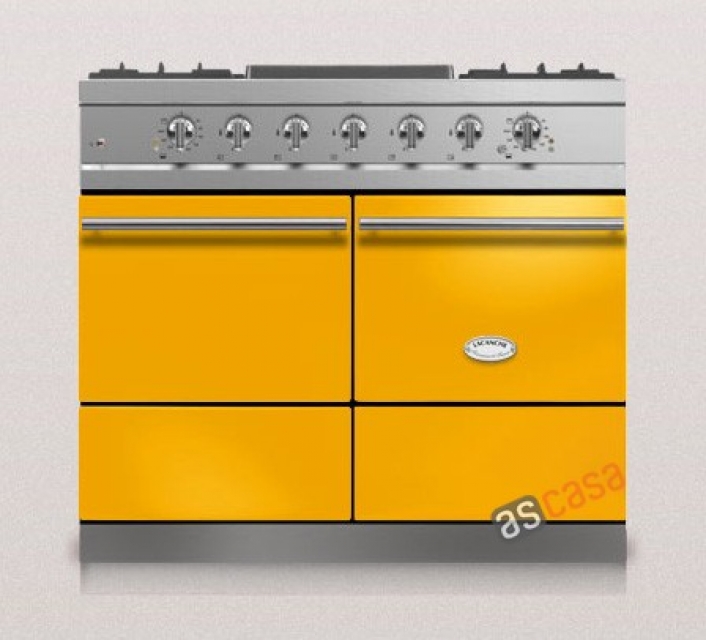 Lacanche Cluny Modern, cooking station, 100 cm, color Provence Yellow, with 5 year guarantee!