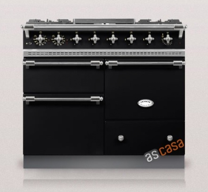 Lacanche Chagny Classic, cooking station, 100 cm, color black, with 5 year guarantee!