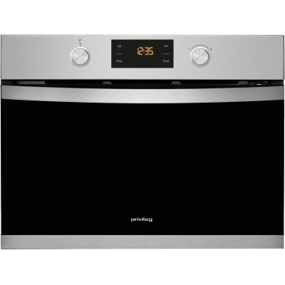 Privileg PMPK3 4545 IN, compact oven with microwave, stainless steel, with 5 year guarantee!