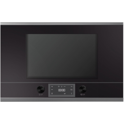 Küppersbusch ML 6330.0 S3, microwave, 38 cm, left-hand stop, Silver Chrome, with 5 year guarantee!