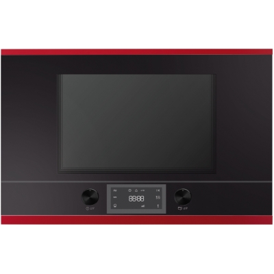 Küppersbusch MR 6330.0 S8, microwave, 38 cm, right-hand stop, hot chilli, with 5 year guarantee!