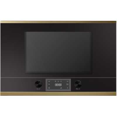 Küppersbusch MR 6330.0 S4, microwave, 38 cm, right-hand hinge, gold, with 5 year guarantee!