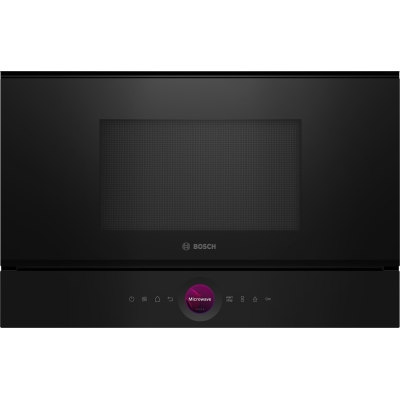 Bosch BFR7221B1, built-in microwave, Series 8, black, with 5 year guarantee!