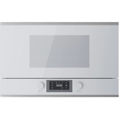 Küppersbusch ML 6330.0 W1, microwave, 38 cm, left-hand stop, white / stainless steel, with 5 year guarantee!
